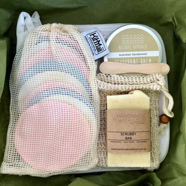 bathroom box (mixed colours make up pads)