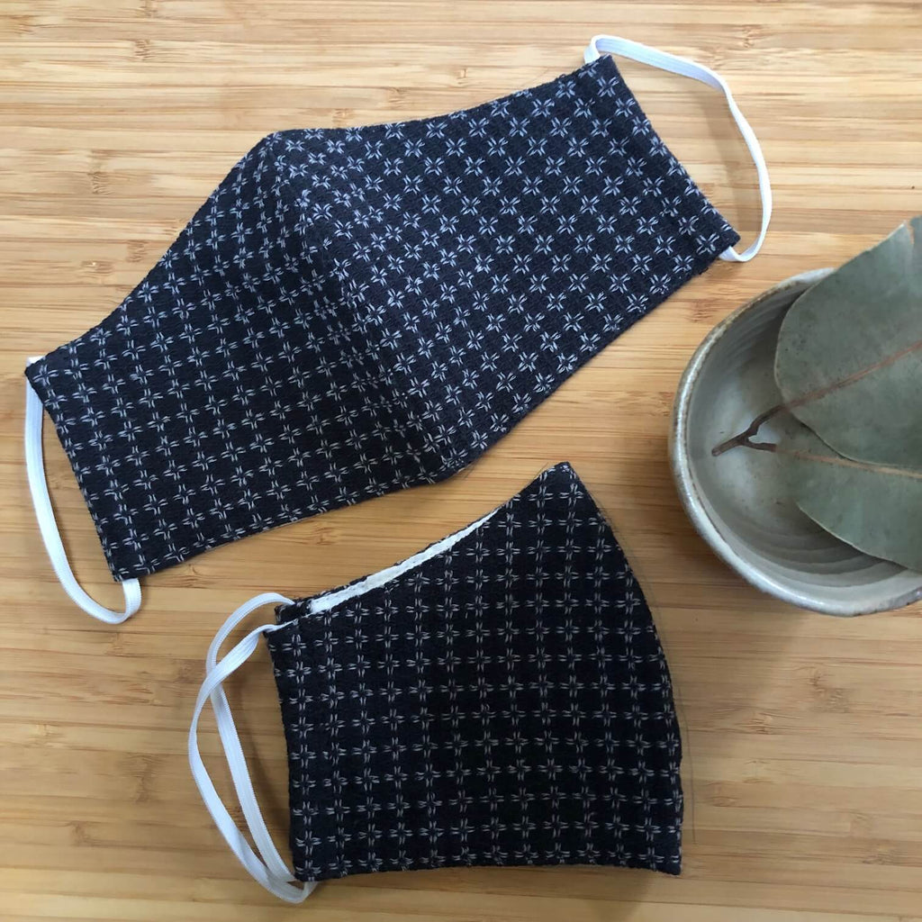 facemask - choc check adult