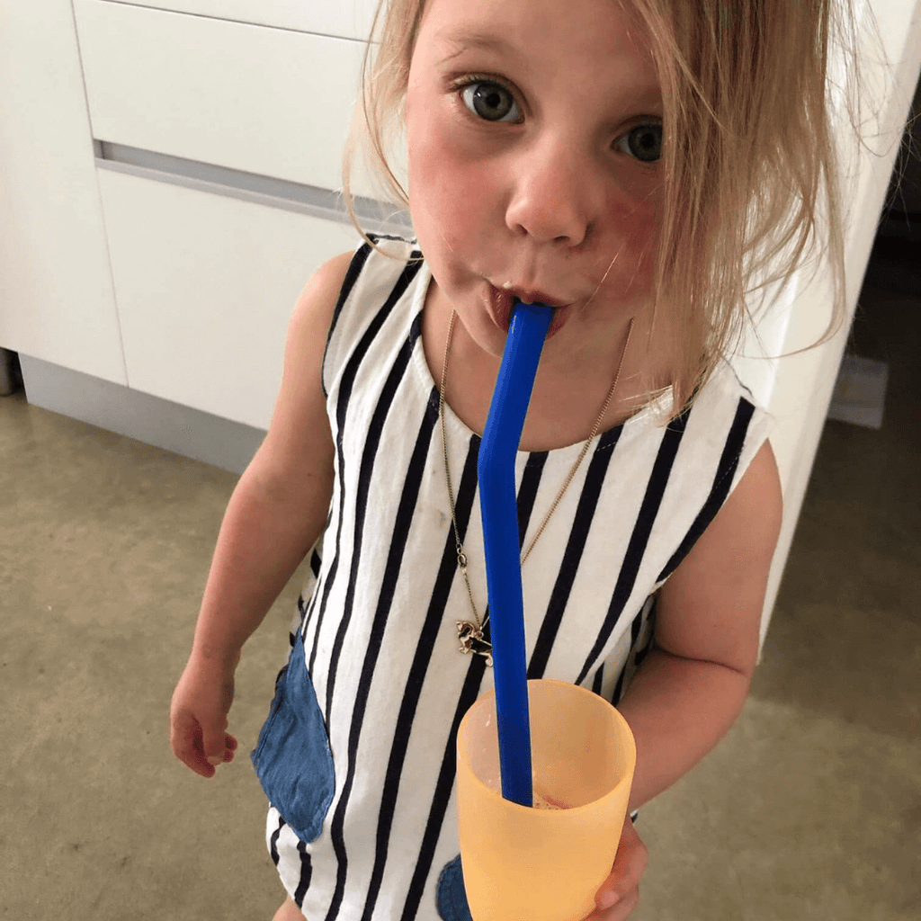 silicone reusable straws (set of 8)