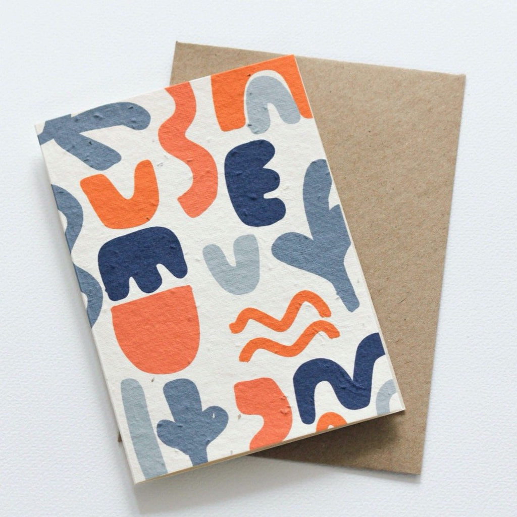 tangerine tango blooming card