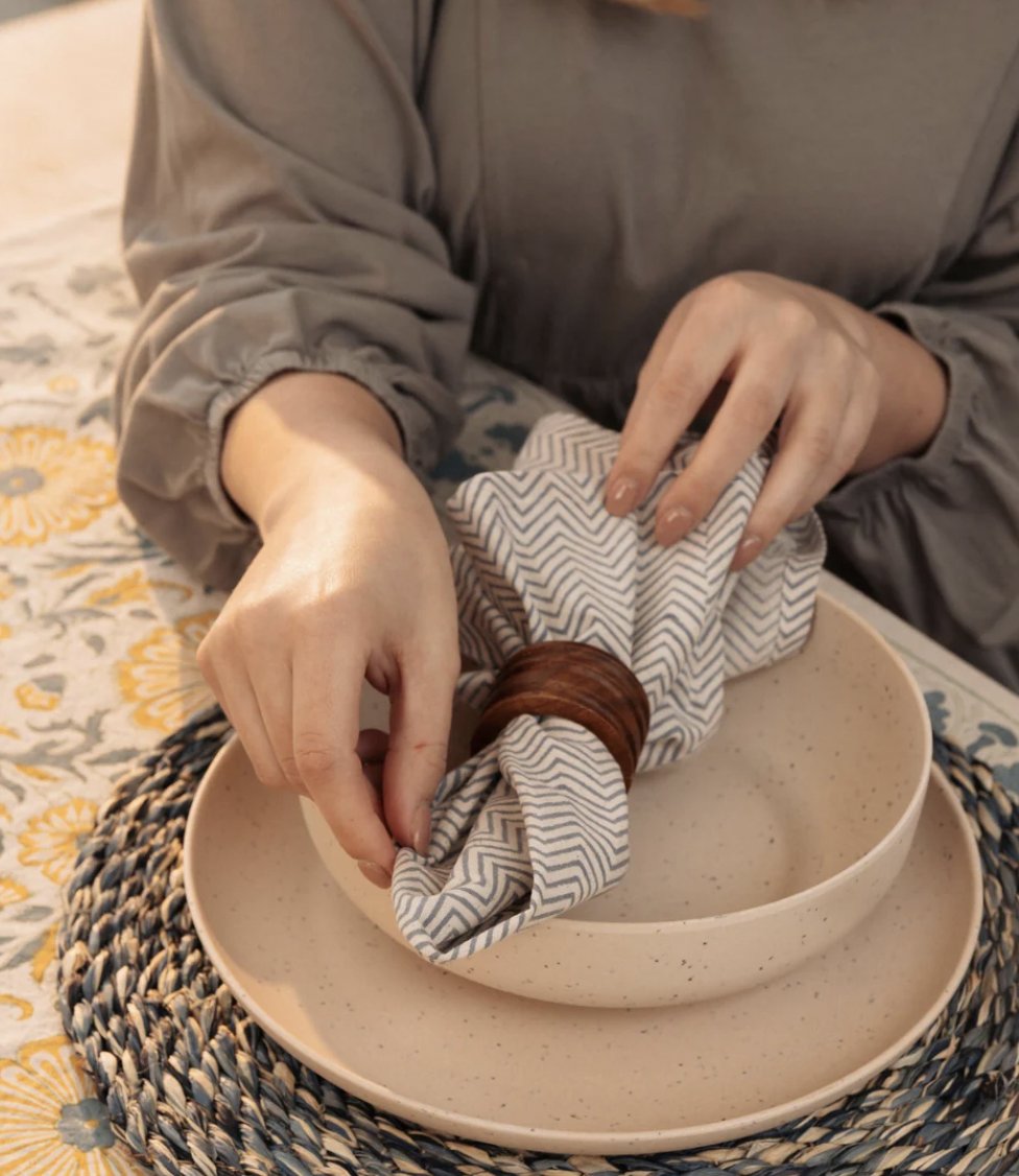 Handmade / Hand Printed Table Linen and Tea towels | KitMaii