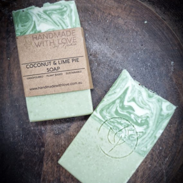 Handmade Soap Coconut and Lime Pie Soap