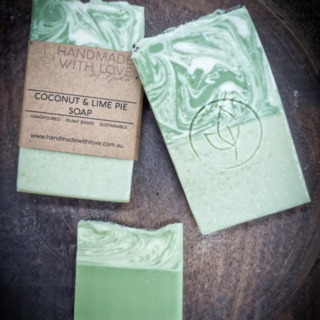 Handmade Soap Coconut and Lime Pie Soap