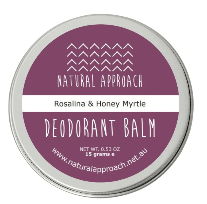 natural approach rosalina & honey myrtle natural deodorant 15g regular