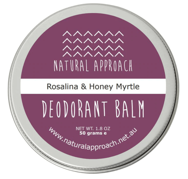 natural approach rosalina & honey myrtle natural deodorant 50g regular