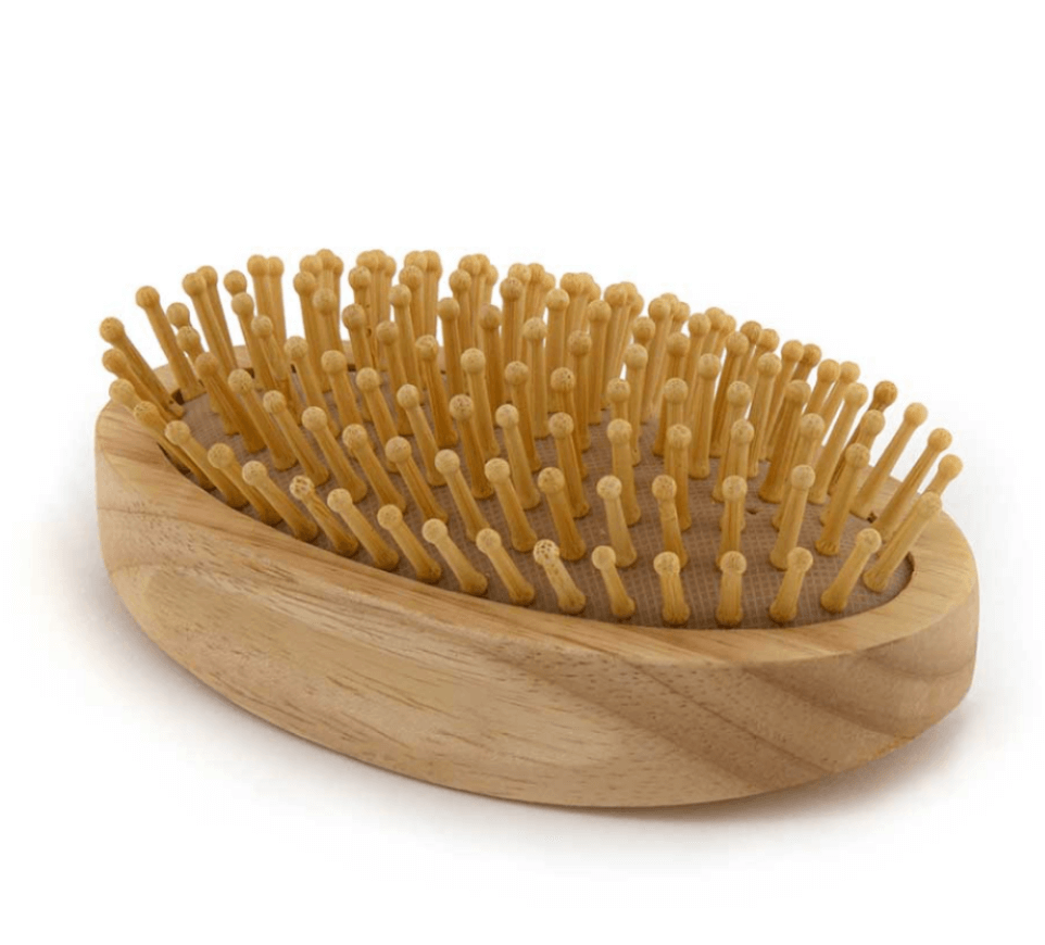 ecomax timber hair brush - oval