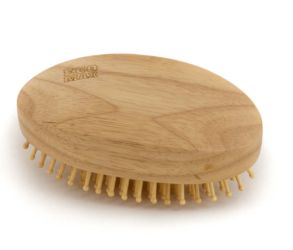 ecomax timber hair brush - oval