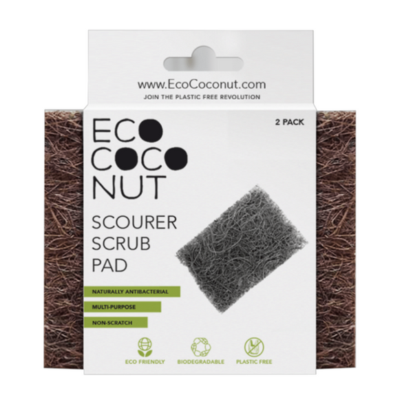 ecococonut scrub pads (2 pack)
