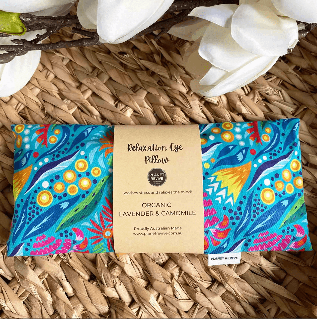 Relaxation Eye Pillow, all cotton, all natural Planet Revive KitMaii