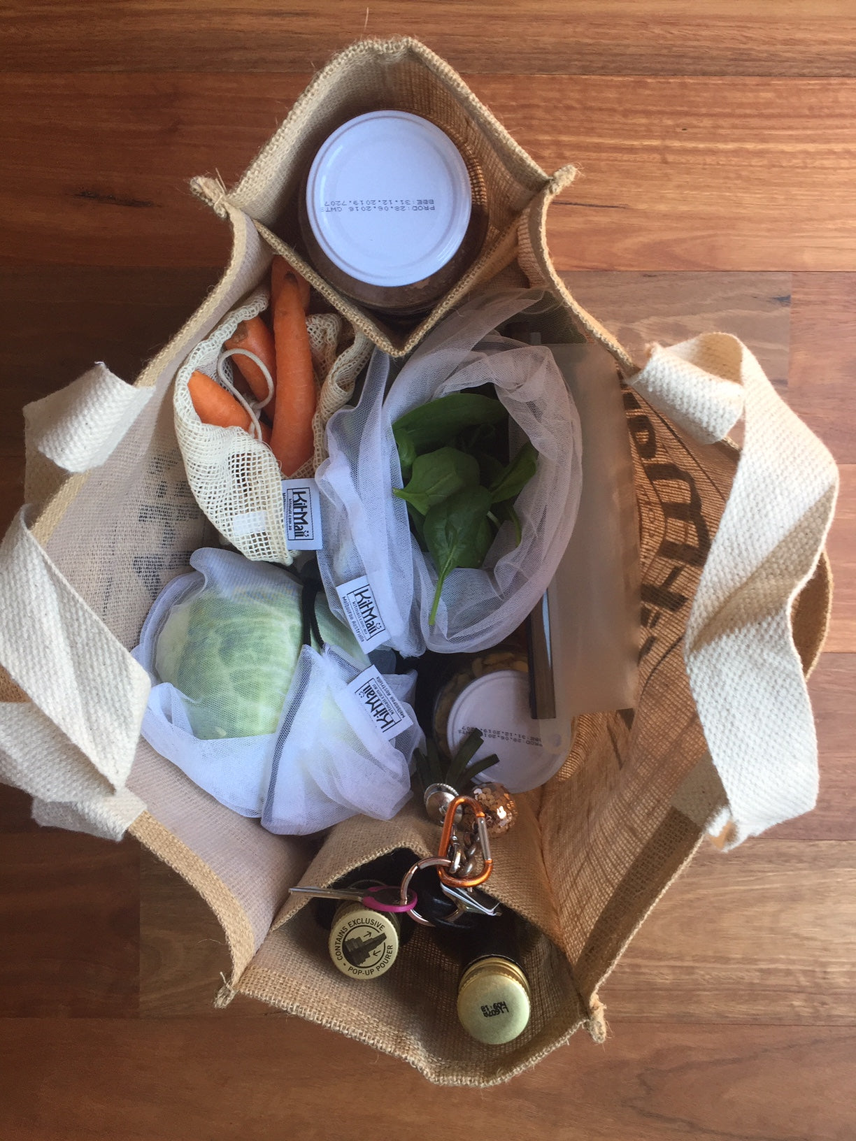 eco starter kit (jute shopping bag)