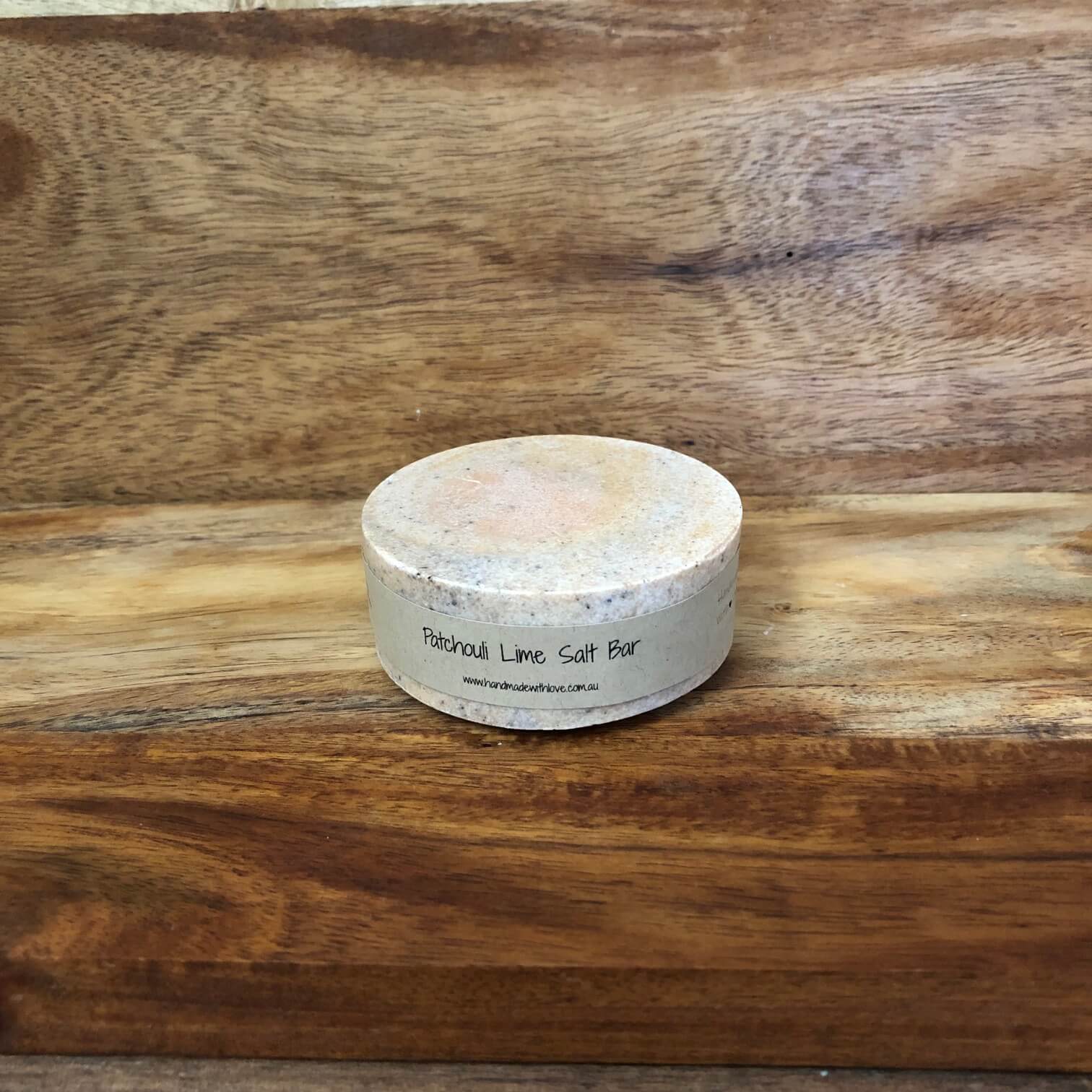 handmade soap patchouli lime salt bar 120-130g kitmaii