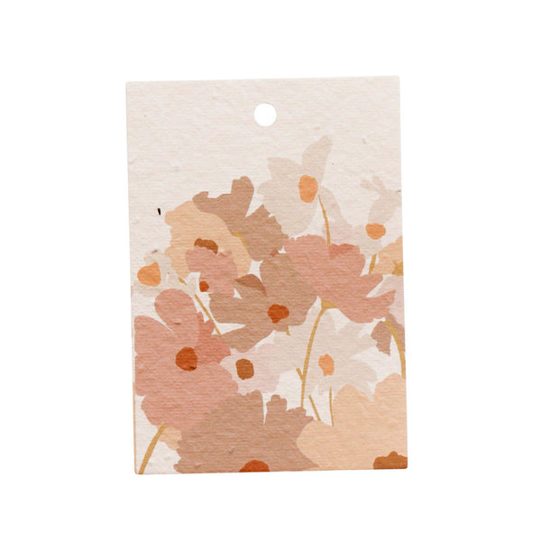 posey blooming gift tags (mini 4 pack) mini 4 pack - 7.4 x 10.5cm