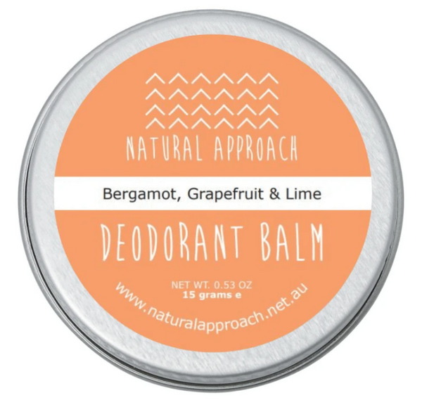 natural approach deodorant bergamot, grapefruit & lime 15g regular kitmaii