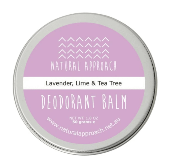 natural approach deodorant lavender, lime & tea tree 50g regular kitmaii