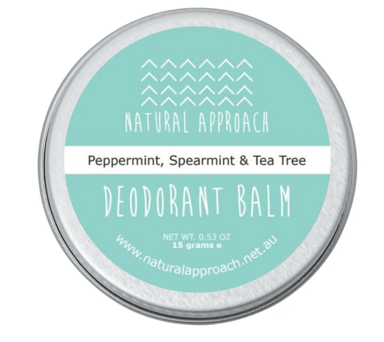 natural approach deodorant peppermint, spearmint & tea tree 15g regular kitmaii
