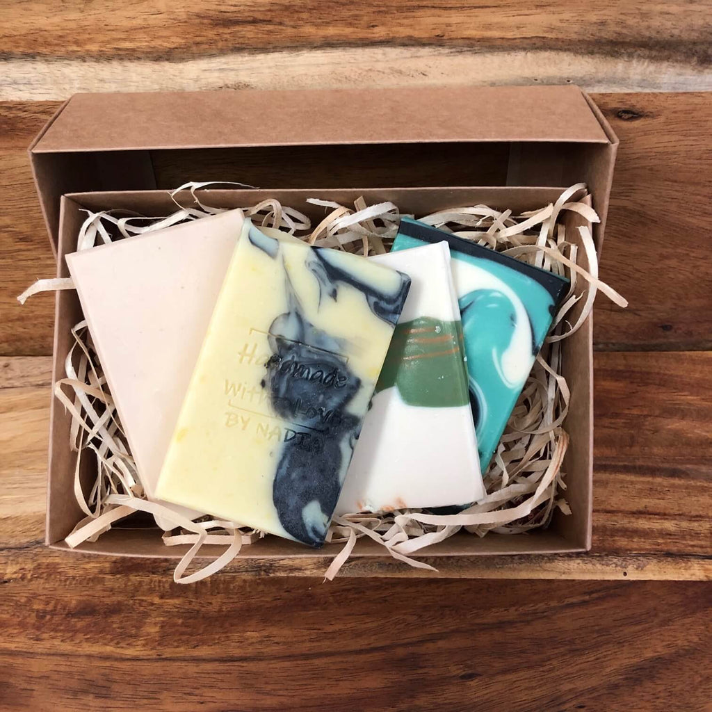 handmade soap sample gift set