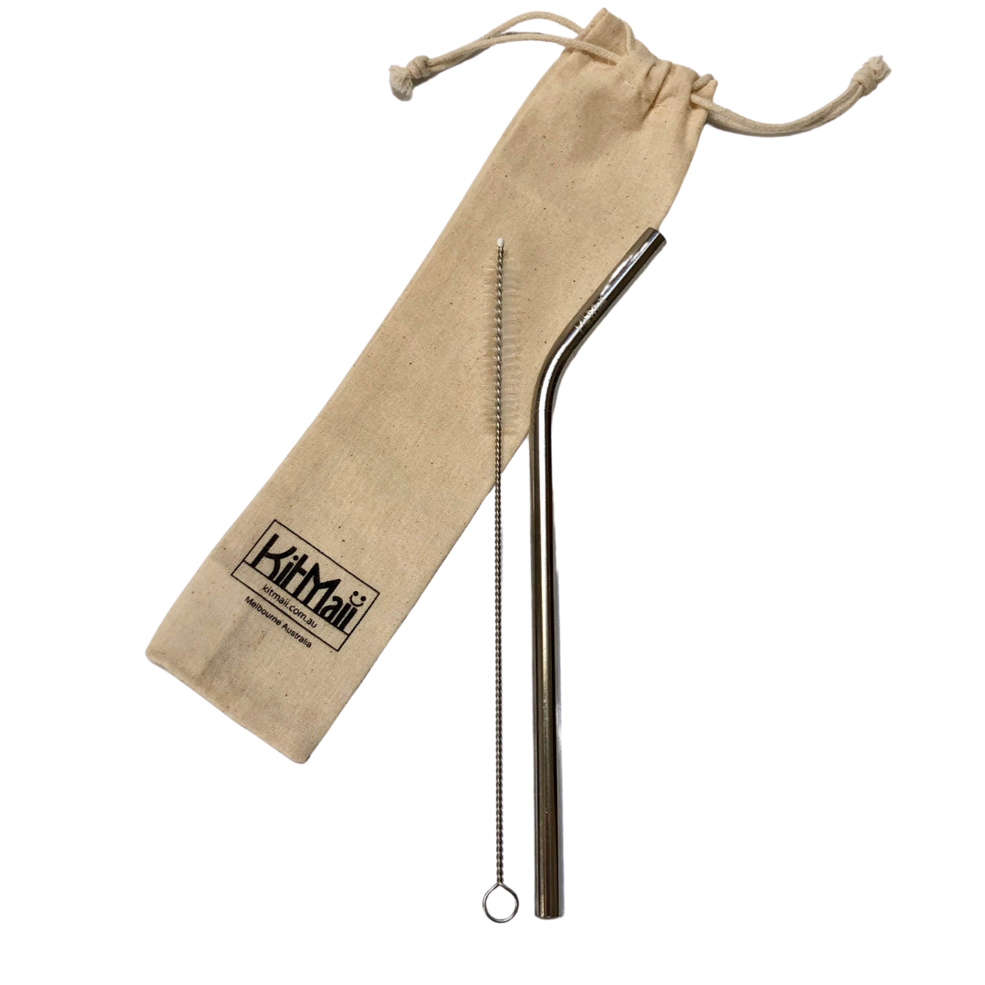 Stainless Steel Drinking Straws (Singles) KitMaii