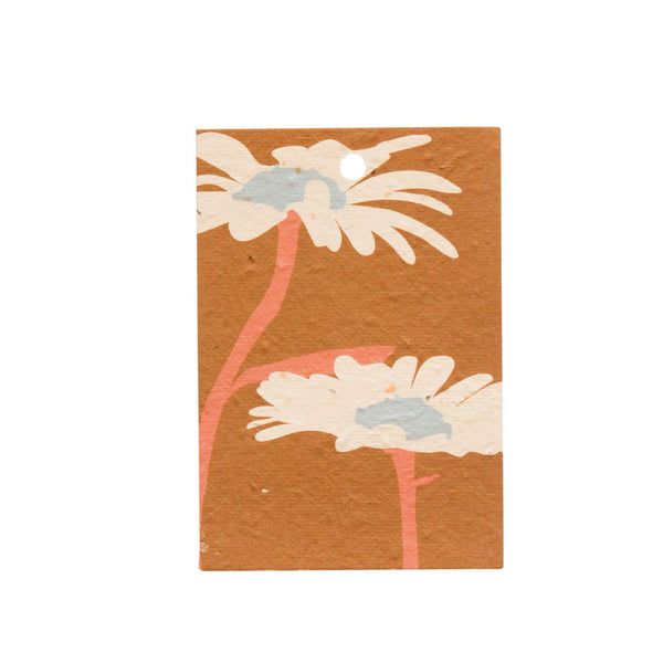 two wildflowers blooming gift tags (mini 4 pack) mini 4 pack