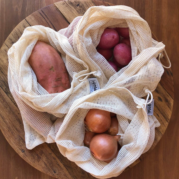 reusable produce bags (organic cotton - regular)